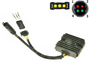 CARR691BMWHUSQ BMW C400 F650 F700 F800 Nuda 900 MOSFET Redresseur de régulateur de tension Shindengen SH541KG SH541SD