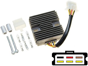 CARR151 - Kawasaki EN500 GPZ500 MOSFET Régulateur de tension redresseur SH530-12