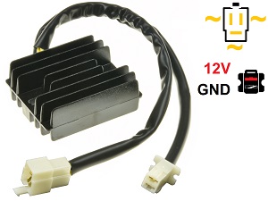 CARR201-DRZ - MOSFET Suzuki DR-Z400 RMX250S Régulateur de tension redresseur Lithium Ion (32800-08D00)