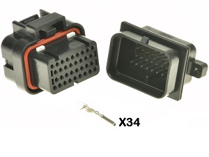 Moto Guzzi IAW 34 pôles ECU CDI ECM Ducati Monster poste de pilotage du tableau de bord jeu de connecteurs moto