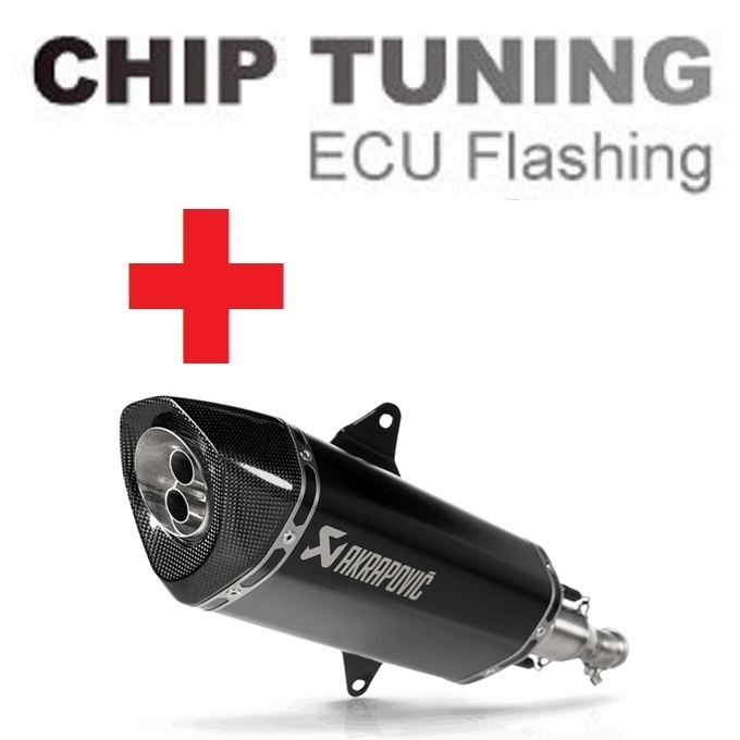 Italjet Dragster 300 2024 Tuyau d'échappement Akrapovic S-IT3SO1-HRTBL (Étape 3)