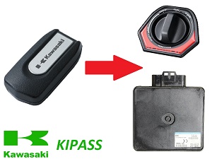 Kawasaki GTR1400 Concours KIPASS FOB apprentissage lorsque vous avez perdu toutes vos clés
