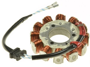 Kawasaki Z650 B1 stator alternator rewinding - 2 fase type 1977-1983