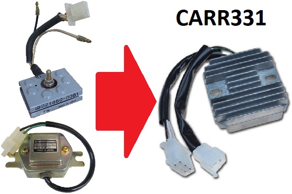 Kawasaki KZ750 Z750 regulator rectifier modern MOSFET