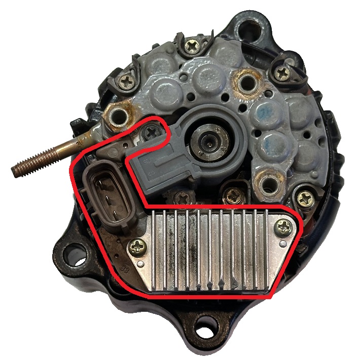 Kawasaki ZZR1200 ZX1200 ninja Bobcat voltage regulator alternator