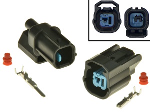 Jeu de connecteurs pour capteur de détonation à 1 broche Honda complet