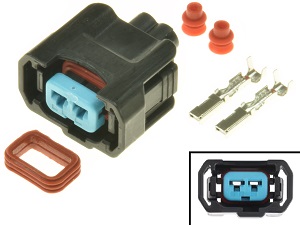 Connecteur d'injecteur de moto moto