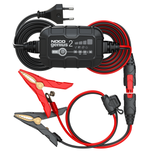 Noco Genius 2 - 6V/12V Chargeur de batterie Chargeur d'entretien (convient également aux batteries au lithium-ion)