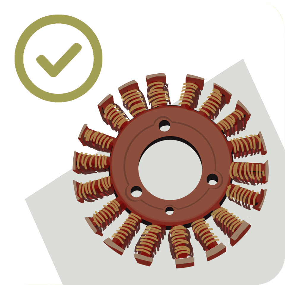 Coûts de recherche du stator d'alternateur - Cliquez sur l'image pour la fermer