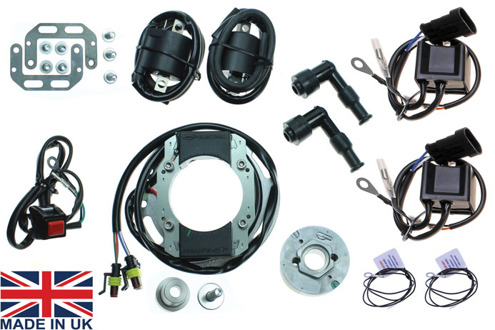 Stator Kit - STK-250 Suzuki GT250, T20, TR250, T500, T500R Race Ignition System - Cliquez sur l'image pour la fermer