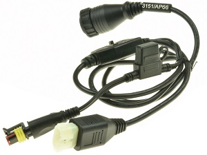 3151/AP66 Câble de diagnostic & power de moto Yamaha cross TEXA-3913318