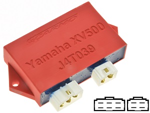 Yamaha XV500 Virago TCI CDI dispositif de commande boîte noire (J4T039, 4FT-00)
