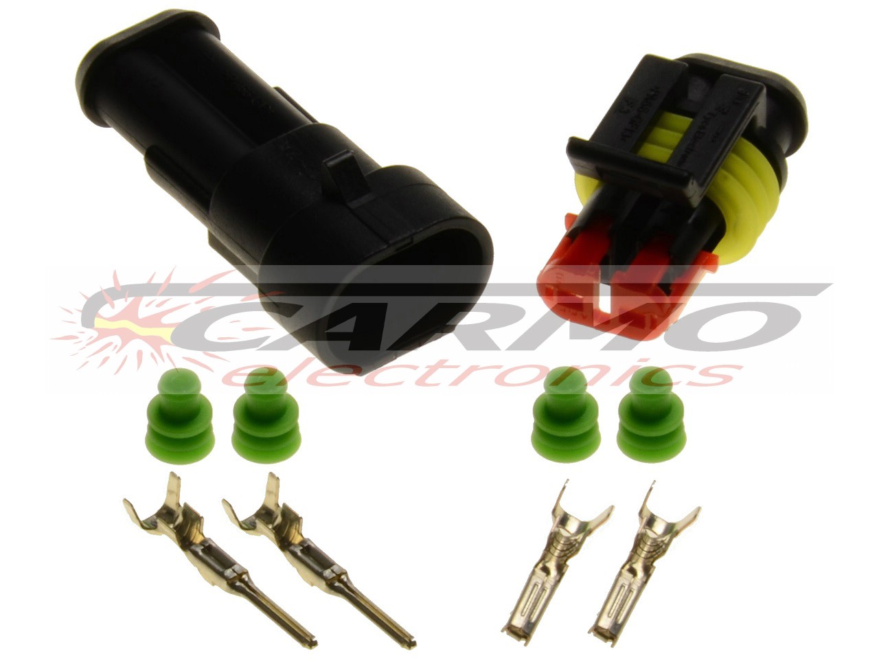2 pin 1.5 superseal connector set - Cliquez sur l'image pour la fermer