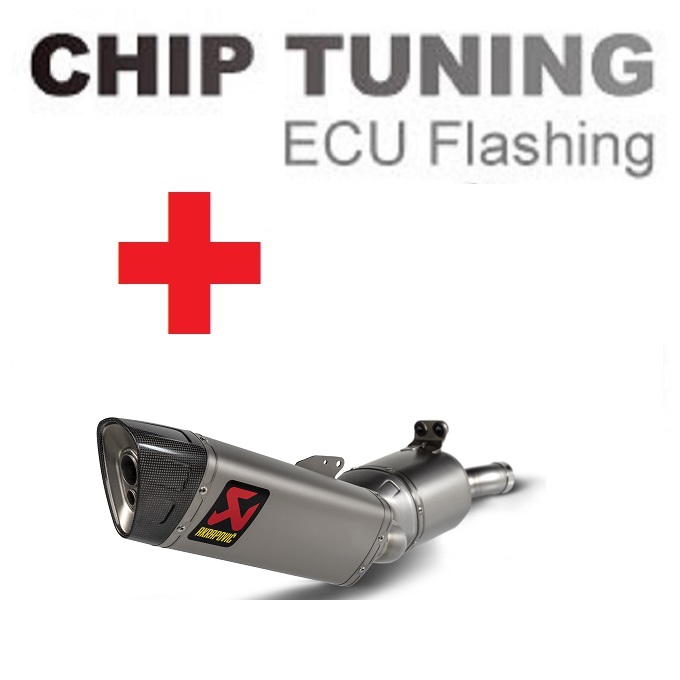 BMW F900R / F900XR 2020-aujourd'hui Réglage du flash ECU haute performance + Akrapovic S-B9SO1-HAPLT (Étape 3) - Cliquez sur l'image pour la fermer