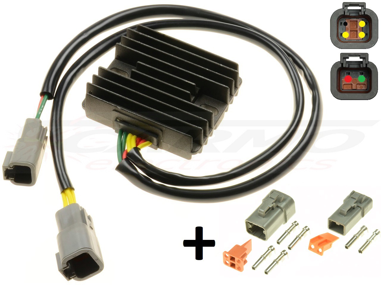CARR694BU3 - Buell XB 03-07 amélioré MOSFET Régulateur de tension redresseur (Y0302A-02A8) - Cliquez sur l'image pour la fermer