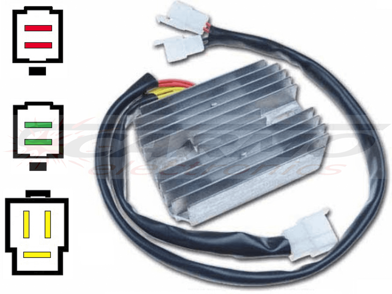 CARR121LI - Honda VT MOSFET Régulateur de tension redresseur (SH541A-12, SH541G-11, SH541KC, Shindengen) - Cliquez sur l'image pour la fermer