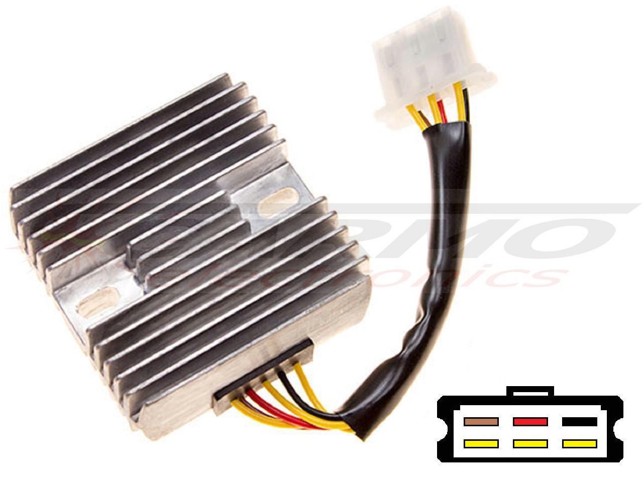 CARR141 Kawasaki MOSFET Régulateur de tension redresseur (SH530-12, SH532-12, Shindengen) - Cliquez sur l'image pour la fermer
