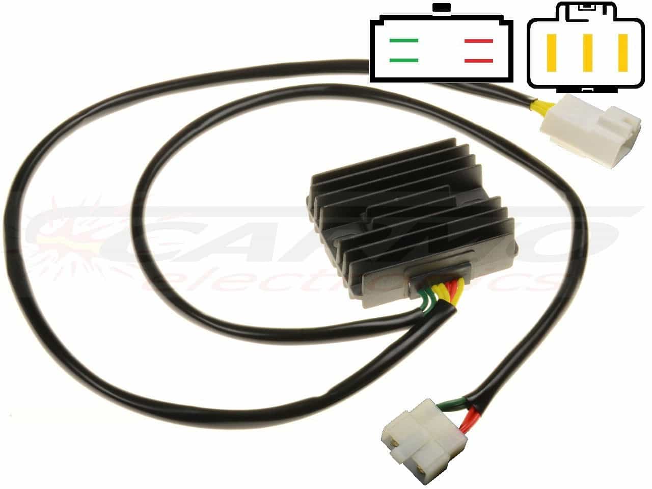 CARR691 with 75cm lead Honda CBR600 MOSFET Régulateur de tension redresseur - Cliquez sur l'image pour la fermer