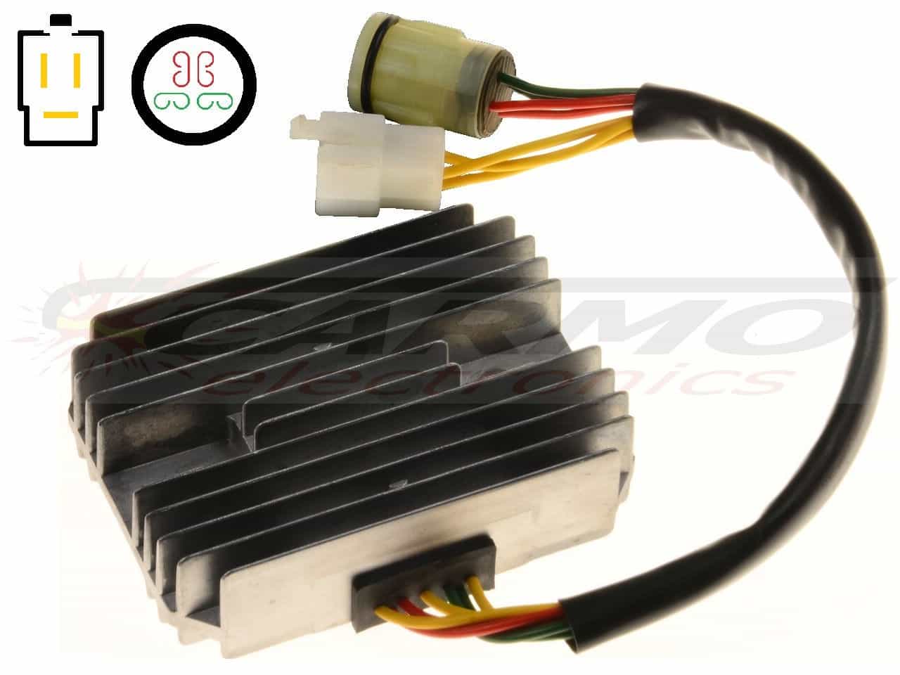 CARR831 Honda XRV750 Africa Twin MOSFET Régulateur de tension redresseur - Cliquez sur l'image pour la fermer