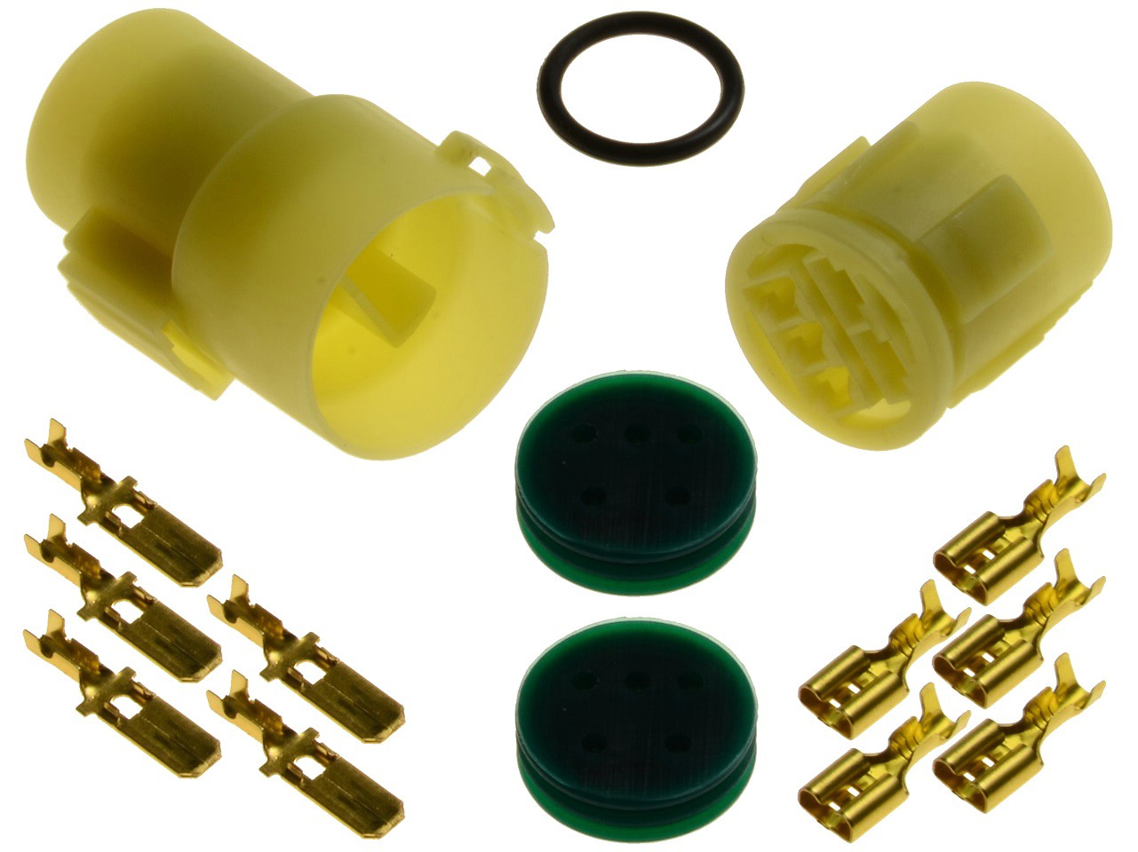 CKK7053F - Kit de connecteurs pour moto étanche (rond 5 pôles) Aprilia Tuono - Cliquez sur l'image pour la fermer