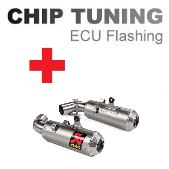 Ducati Hypermotard 950/950S 2019-aujourd'hui Tuyau d'échappement Akrapovic S-D9SO15-HCBT (Étape 3) - Cliquez sur l'image pour la fermer