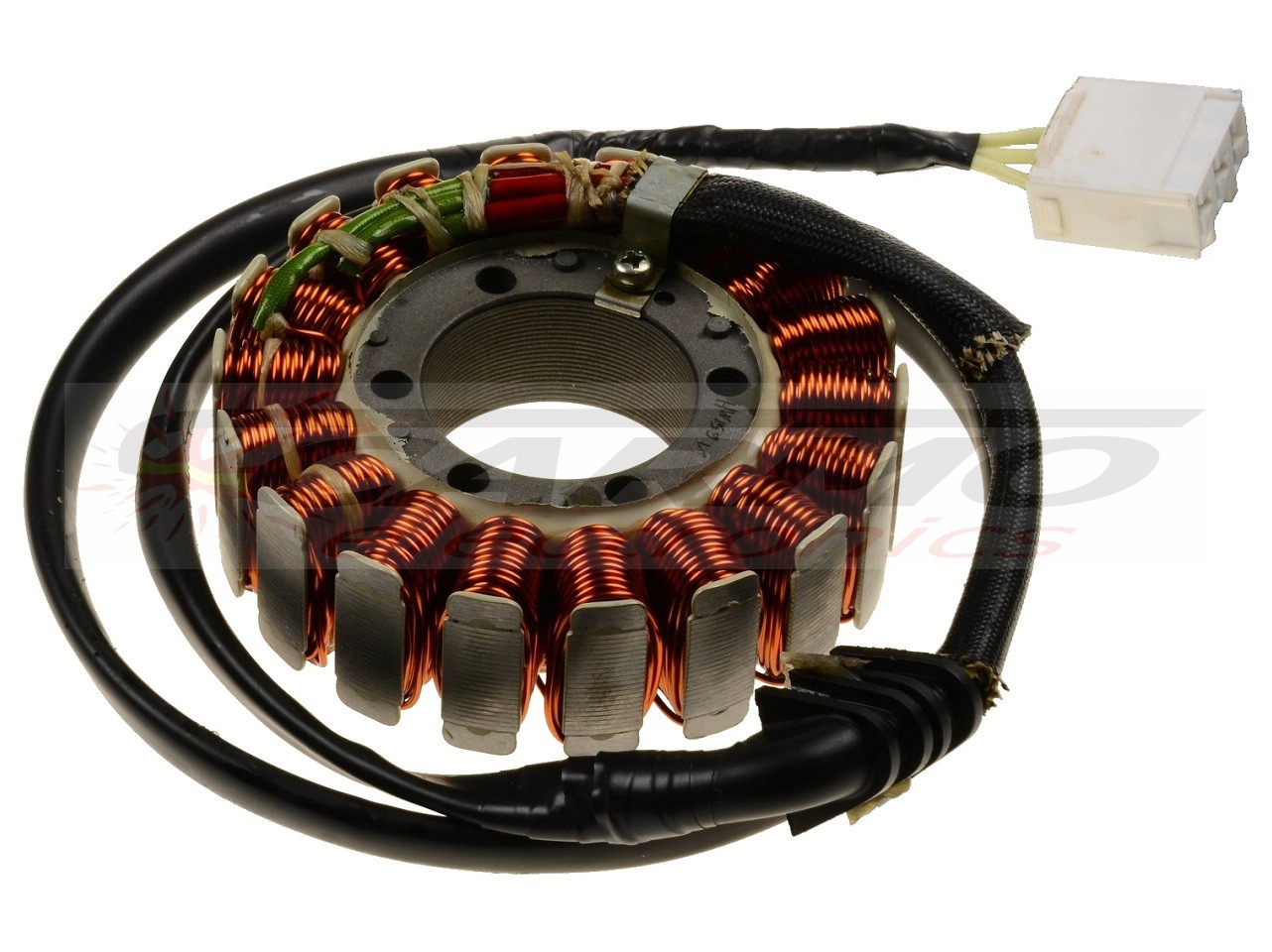 Honda CBR1100XX Blackbird stator rewinding - Cliquez sur l'image pour la fermer