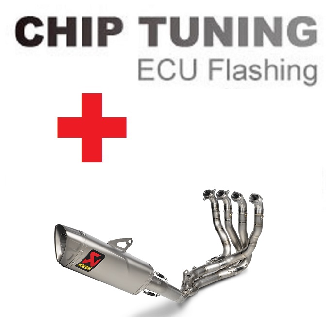 Honda CBR1000RRR Fireblade (SP) 2020-2023 Titanium Réglage du flash ECU haute performance + Akrapovic S-H10R9-APLT - Cliquez sur l'image pour la fermer