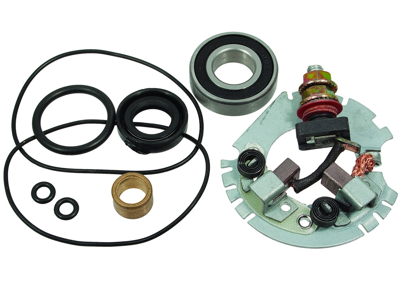 Démarreur jeu de balais de charbon Honda TRX Kawasaki ZX Suzuki GS moto-4 - Cliquez sur l'image pour la fermer