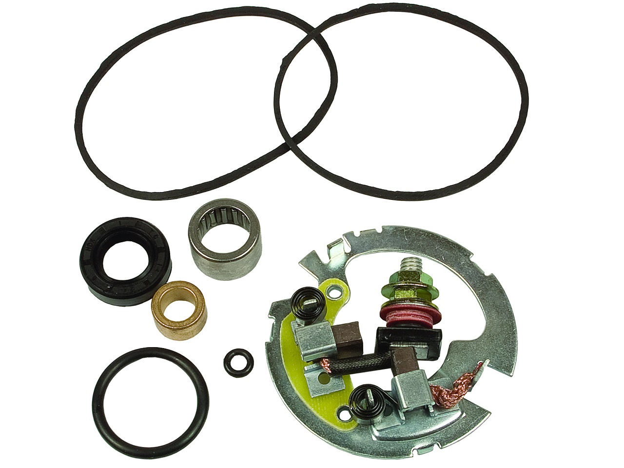Démarreur jeu de balais de charbon Arctic Cat 250 300 Honda CBR600F NX650 TRX XR650 Kawasaki ZR Suzuki LT Yamaha FZR600 - Cliquez sur l'image pour la fermer