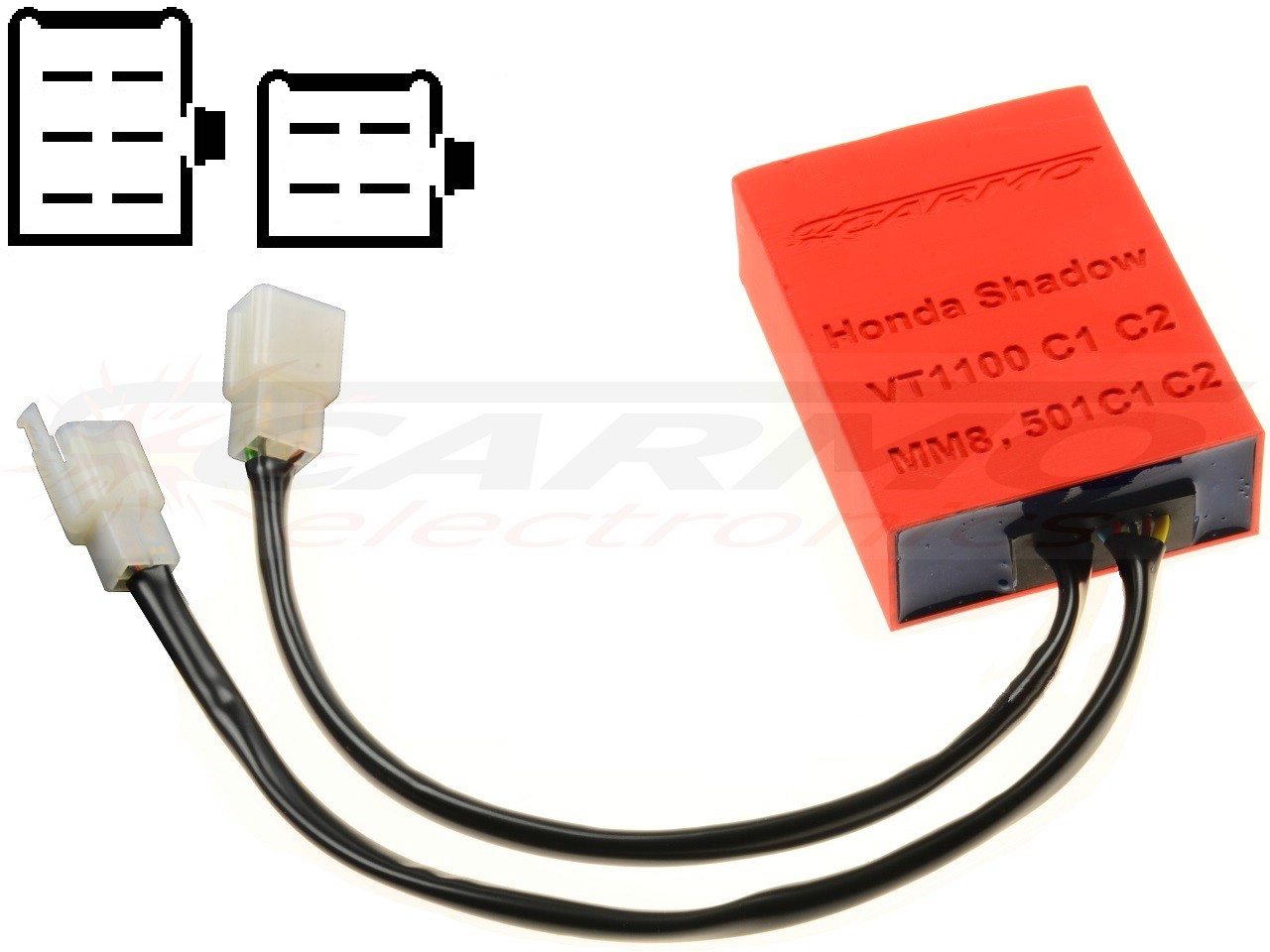 Honda VT1100 C1 C2 TCI CDI dispositif de commande boîte noire (MM8, 501C1, 501C2) - Cliquez sur l'image pour la fermer