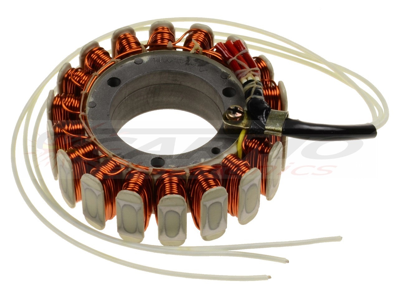 Honda VT750 stator rewinding - Cliquez sur l'image pour la fermer