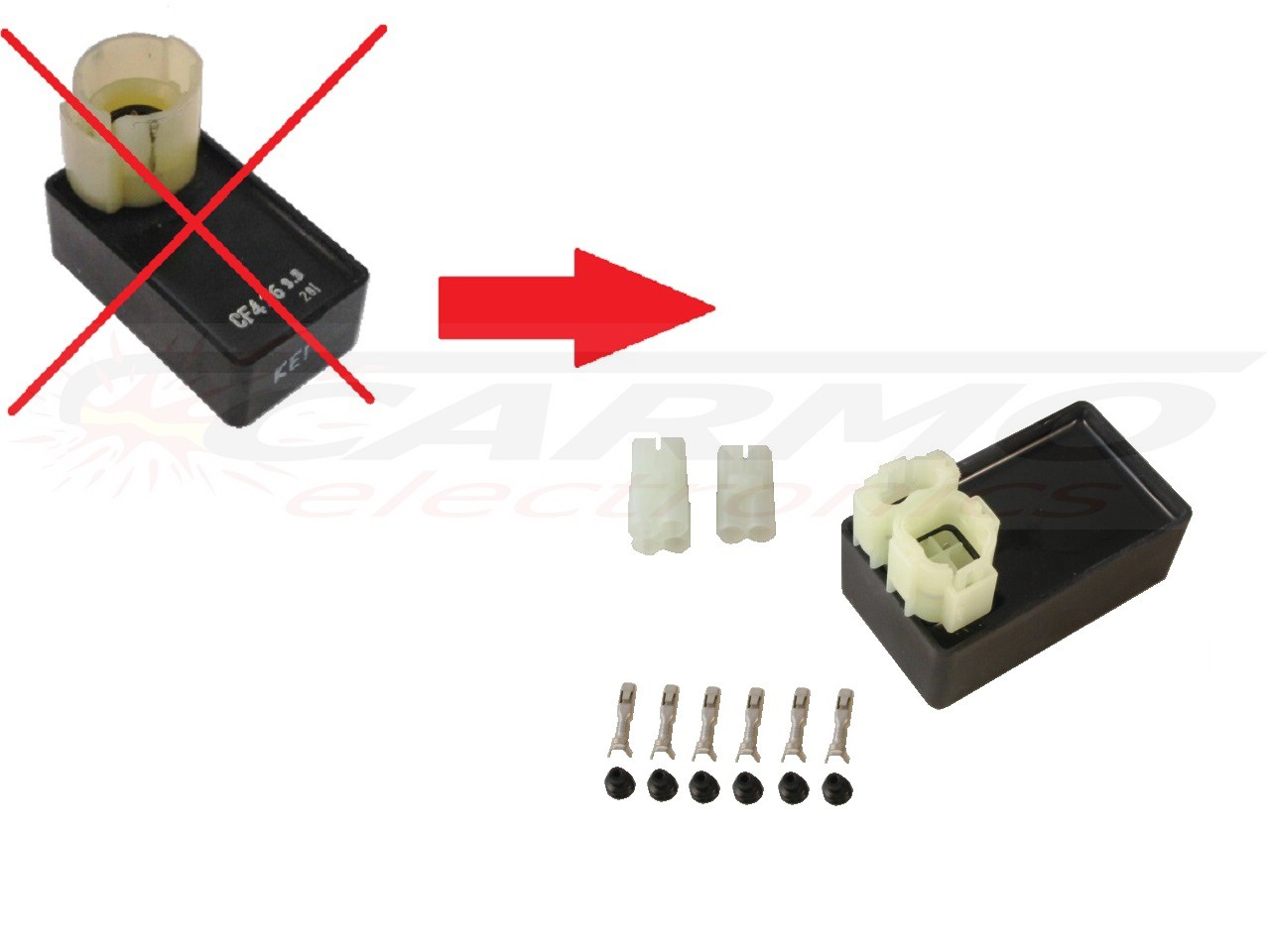 Honda XL250 MTX125 MBX125 (CF429B / CF426) CDI unit - Cliquez sur l'image pour la fermer