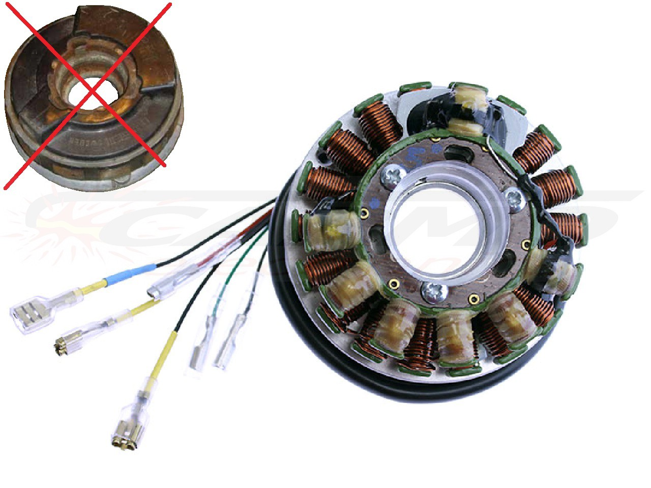 ST5052L - Husqvarna TE510 Stator d'éclairage et d'allumage - Cliquez sur l'image pour la fermer