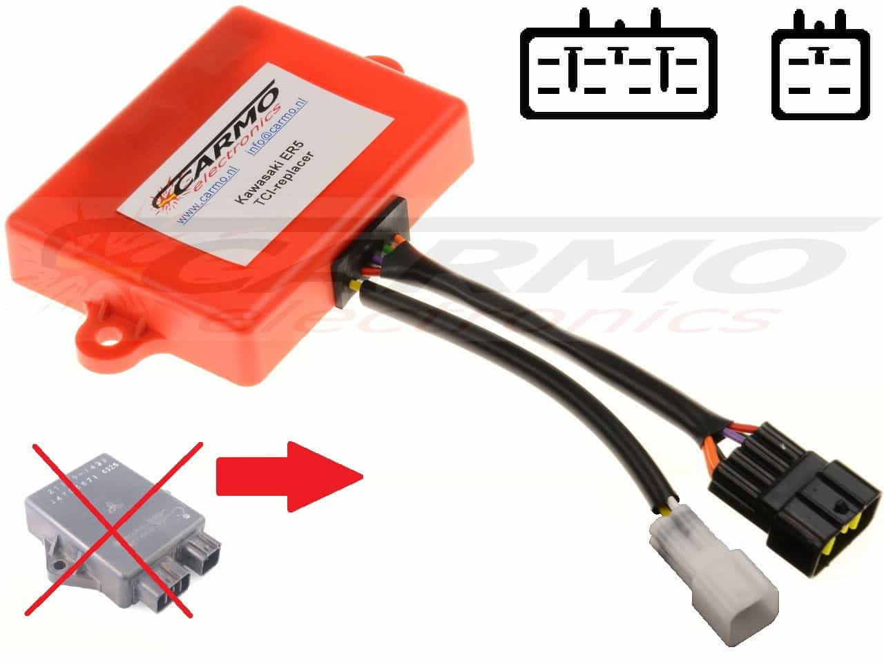 Kawasaki ER5 CDI Replacer 21119-1494 - Cliquez sur l'image pour la fermer
