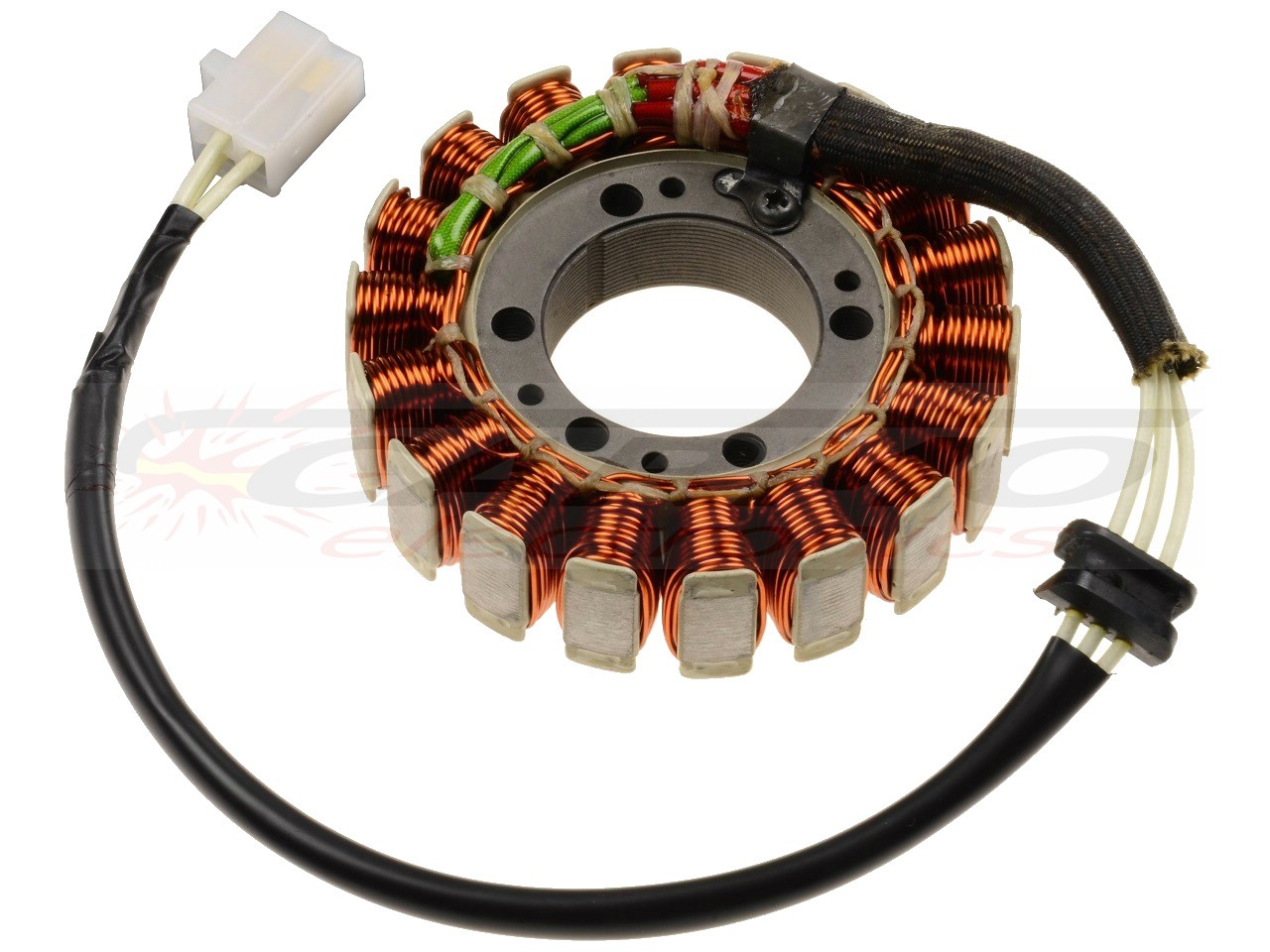 Kawasaki ER6 ER6N 650R Versys 650 stator alternator rewinding - Cliquez sur l'image pour la fermer