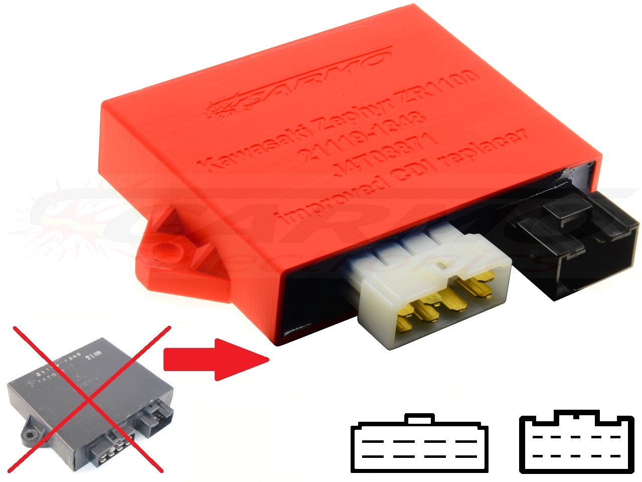 Improved Kawasaki ZX750 CDI-box - Cliquez sur l'image pour la fermer