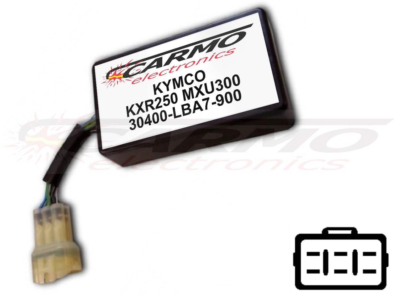 Kymco KXR250 MXU250 TCI CDI dispositif de commande boîte noire (30400-LBA7-900, CT-LBA7-00) - Cliquez sur l'image pour la fermer