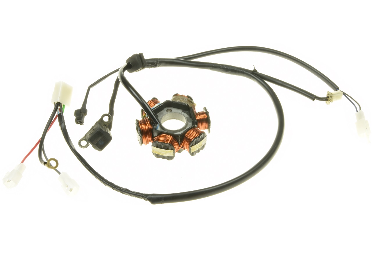 LML 125 4T stator dynamo alternateur bobines réparation rebobinage - Cliquez sur l'image pour la fermer