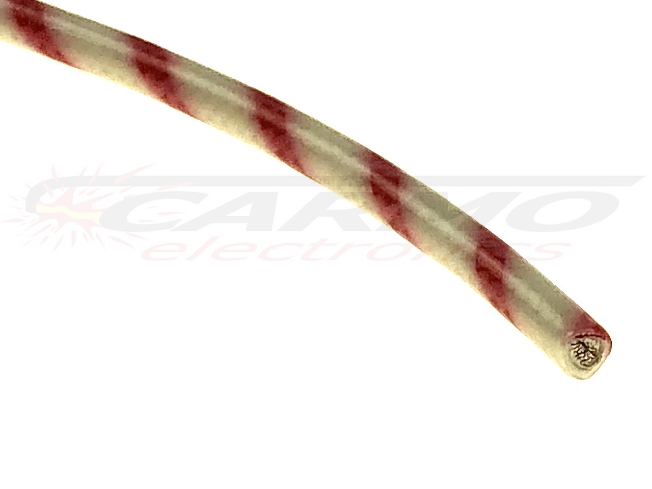 Automotive stator wire 2.50mm2 / AWG 14 (rouge/blanc) - Cliquez sur l'image pour la fermer