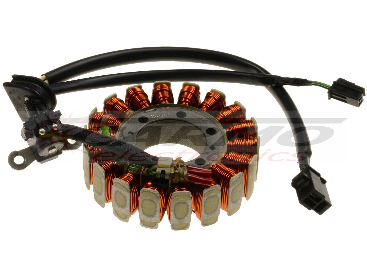 Suzuki AN400 Burgman stator rewinding - Cliquez sur l'image pour la fermer