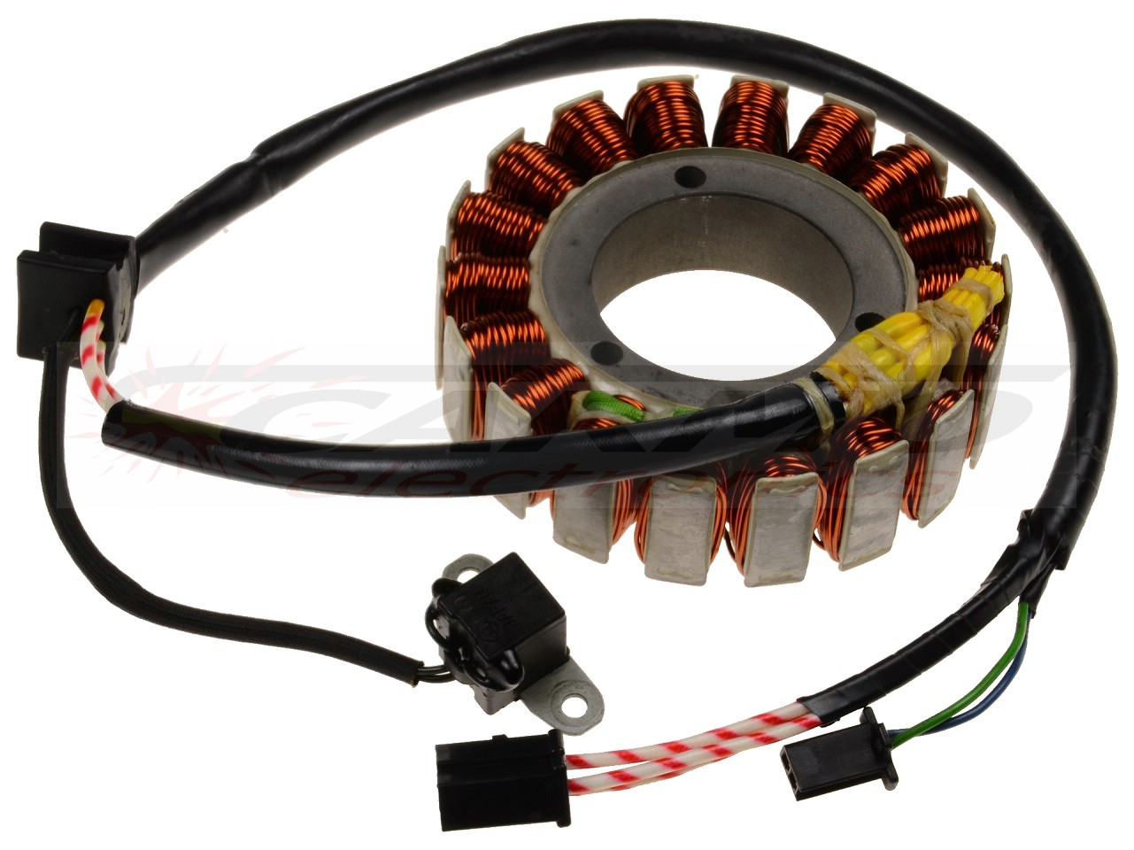 Suzuki DL1000 V-strom stator alternator rewinding - Cliquez sur l'image pour la fermer