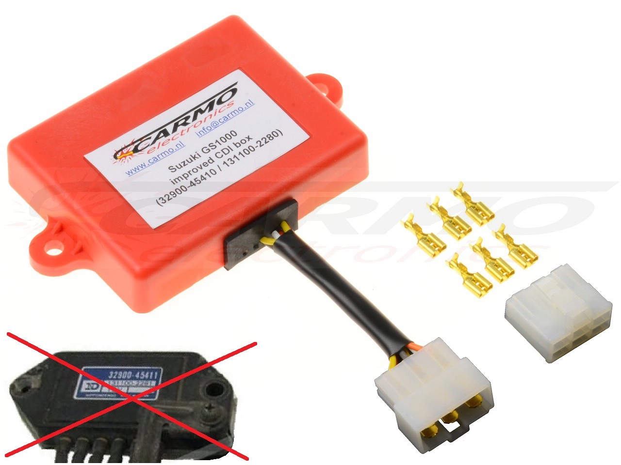 Suzuki GS750 GS850 GS1000 GS1100 TCI CDI dispositif de commande boîte noire (32900-45410 / 45411, 32900-45110 / 45120) - Cliquez sur l'image pour la fermer