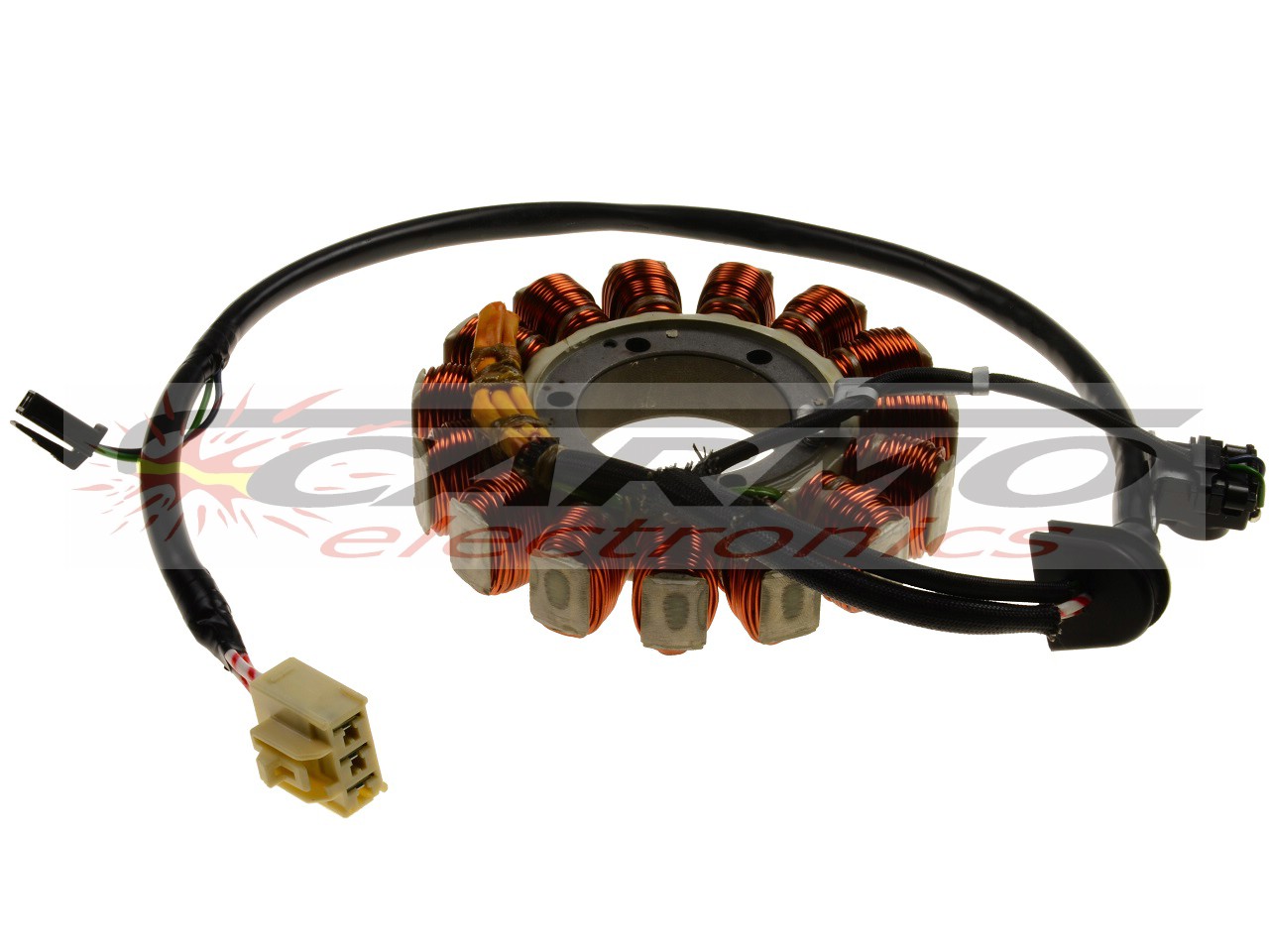 Suzuki VLR1800 stator rewinding - Cliquez sur l'image pour la fermer