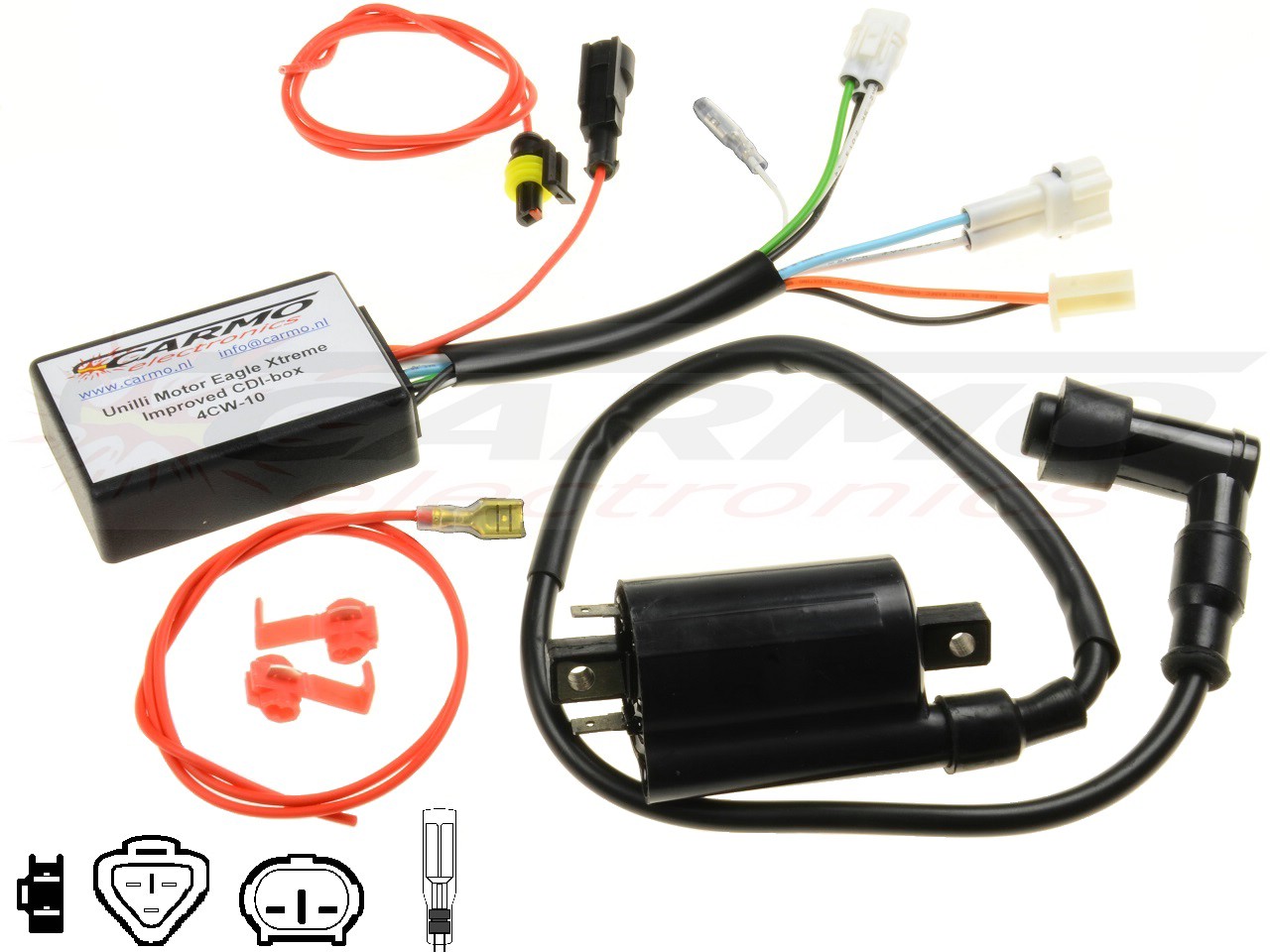 Unilli motors Eagle Xtreme CDI dispositif de commande boîte noire 4CW-10 - Cliquez sur l'image pour la fermer
