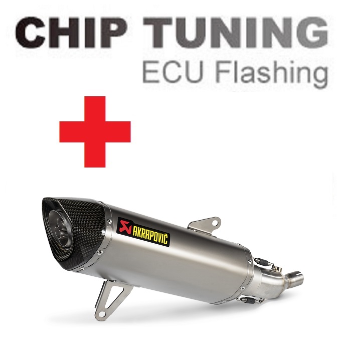 Yamaha Tricity/X-Max 300 2021 2022 2023 Réglage du flash ECU haute performance + Akrapovic S-Y3SO3-HRSS (Étape 3) - Cliquez sur l'image pour la fermer