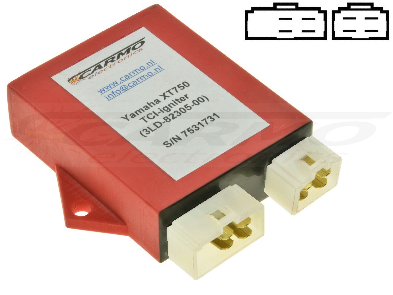 Yamaha XTZ750 Super Ténéré SRX600 TCI CDI dispositif de commande boîte noire 3LD-82305-00 - Cliquez sur l'image pour la fermer