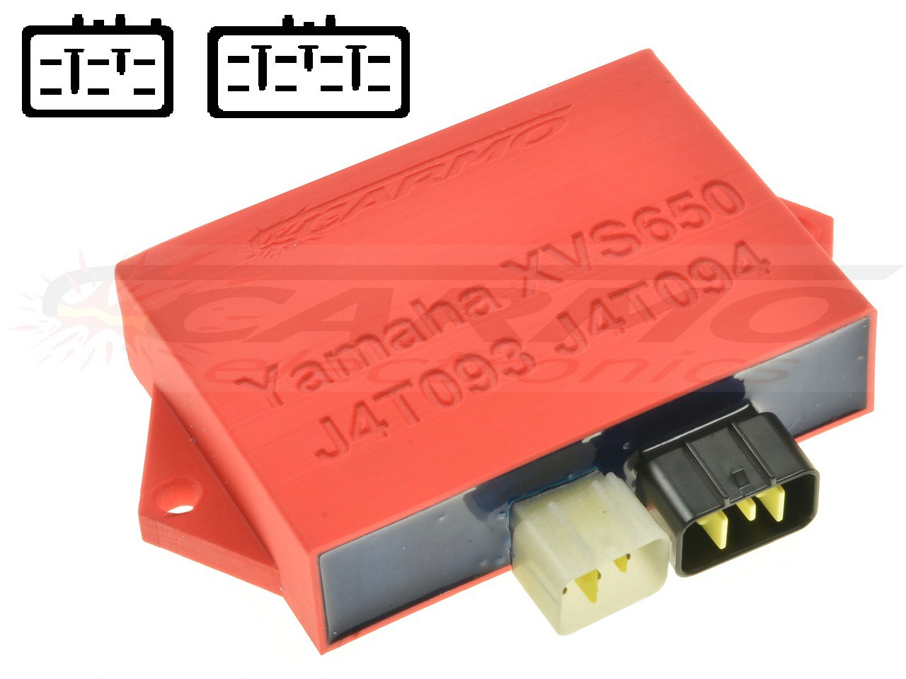 Yamaha XVS650A Dragstar v-star TCI CDI dispositif de commande boîte noire (J4T093, J4T094) - Cliquez sur l'image pour la fermer