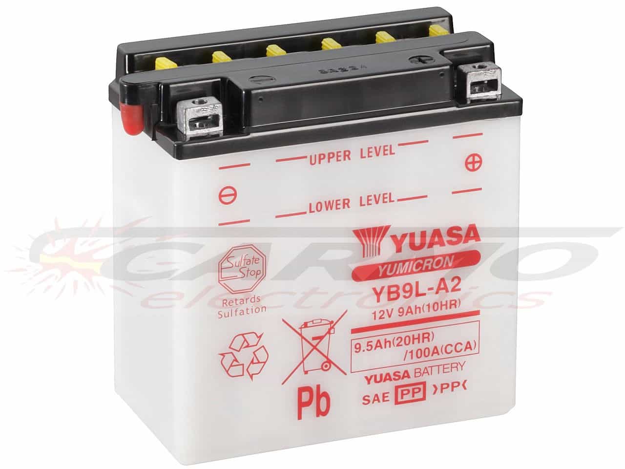 Yuasa YB9L-A2 - Cliquez sur l'image pour la fermer